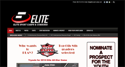 Desktop Screenshot of elite-sport-camps.com