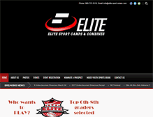 Tablet Screenshot of elite-sport-camps.com